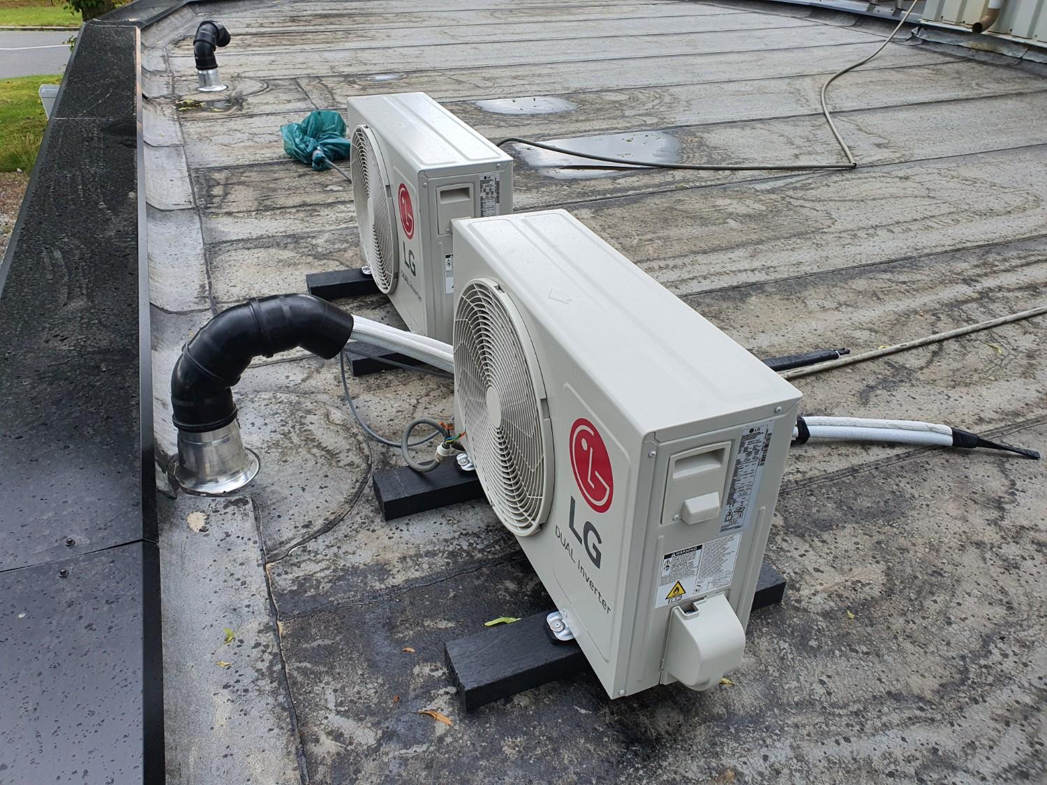 LG Dual inverter 2 units Airco Wierden