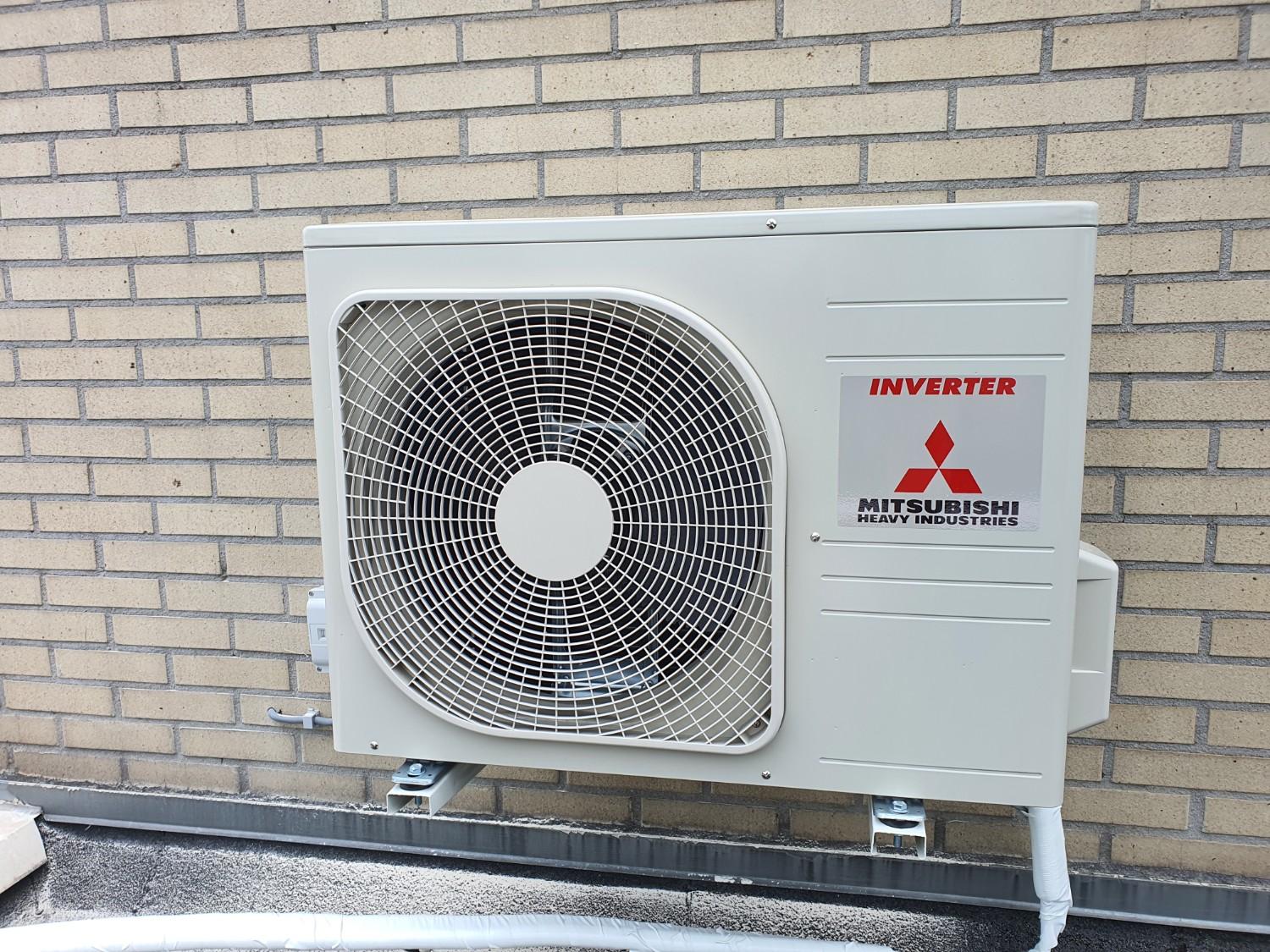Mitsubishi inverter dak Airco Nijverdal
