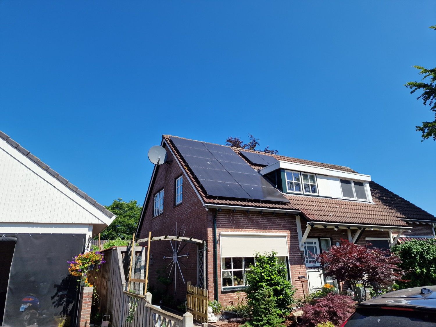 Zonnepanelen op schuin dak Zonnepanelen