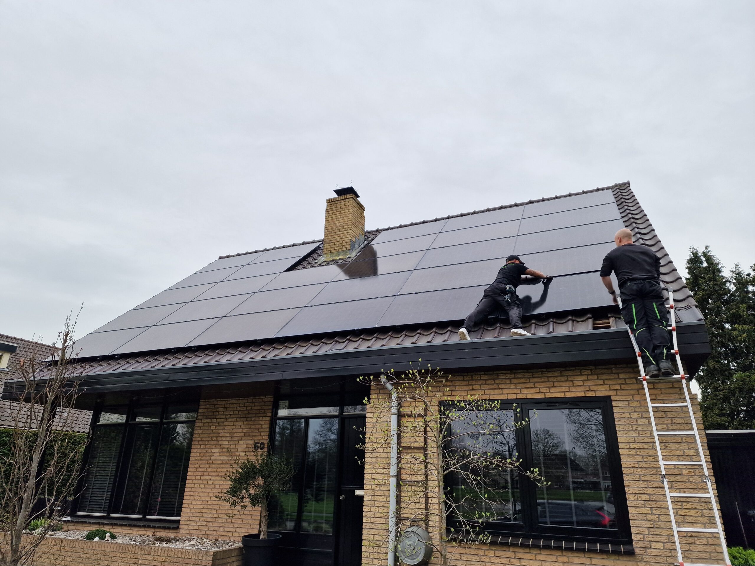 Zonnepanelen op dak