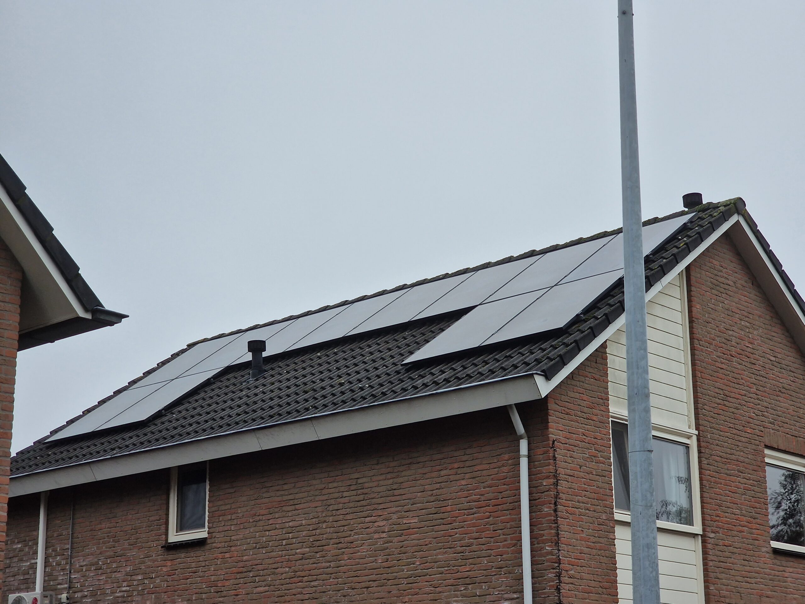 Zonnepanelen op dak